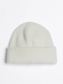 Czapki|Czapki I Szaliki*Tommy Hilfiger Czapka Beanie Z Monogramem TH ANCIENT WHITE
