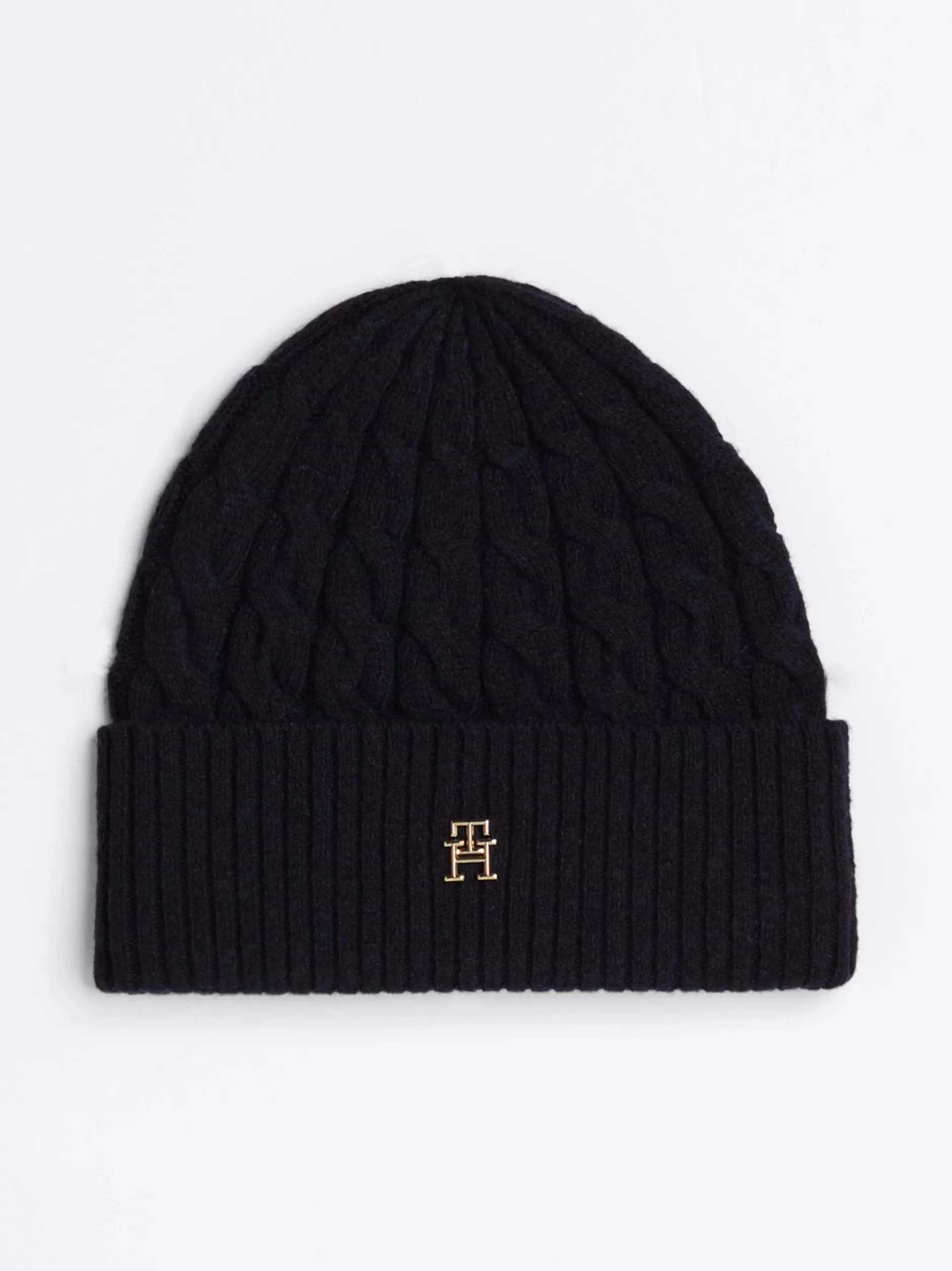 Czapki|Czapki I Szaliki*Tommy Hilfiger Czapka Beanie Z Monogramem TH SPACE BLUE