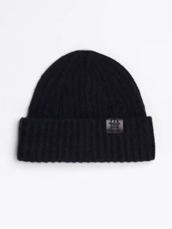 Czapki|Czapki I Szaliki*Tommy Hilfiger Czapka Beanie Z Puszystej Mieszanki Wełny SPACE BLUE