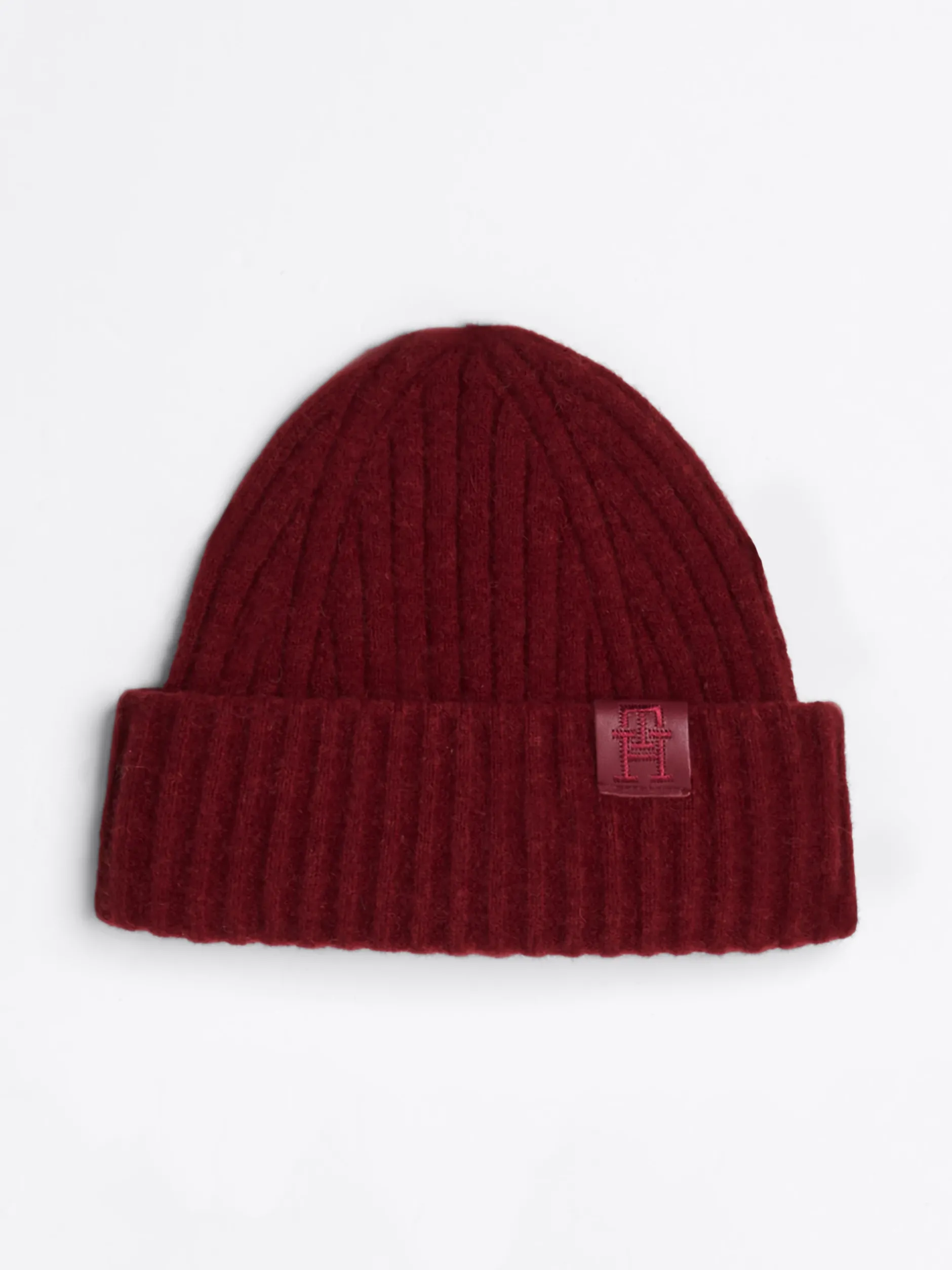 Czapki|Czapki I Szaliki*Tommy Hilfiger Czapka Beanie Z Puszystej Mieszanki Wełny ROUGE