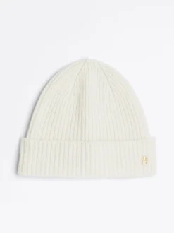 Czapki|Czapki I Szaliki*Tommy Hilfiger Czapka Beanie Z Puszystej Mieszanki Wełny ANCIENT WHITE