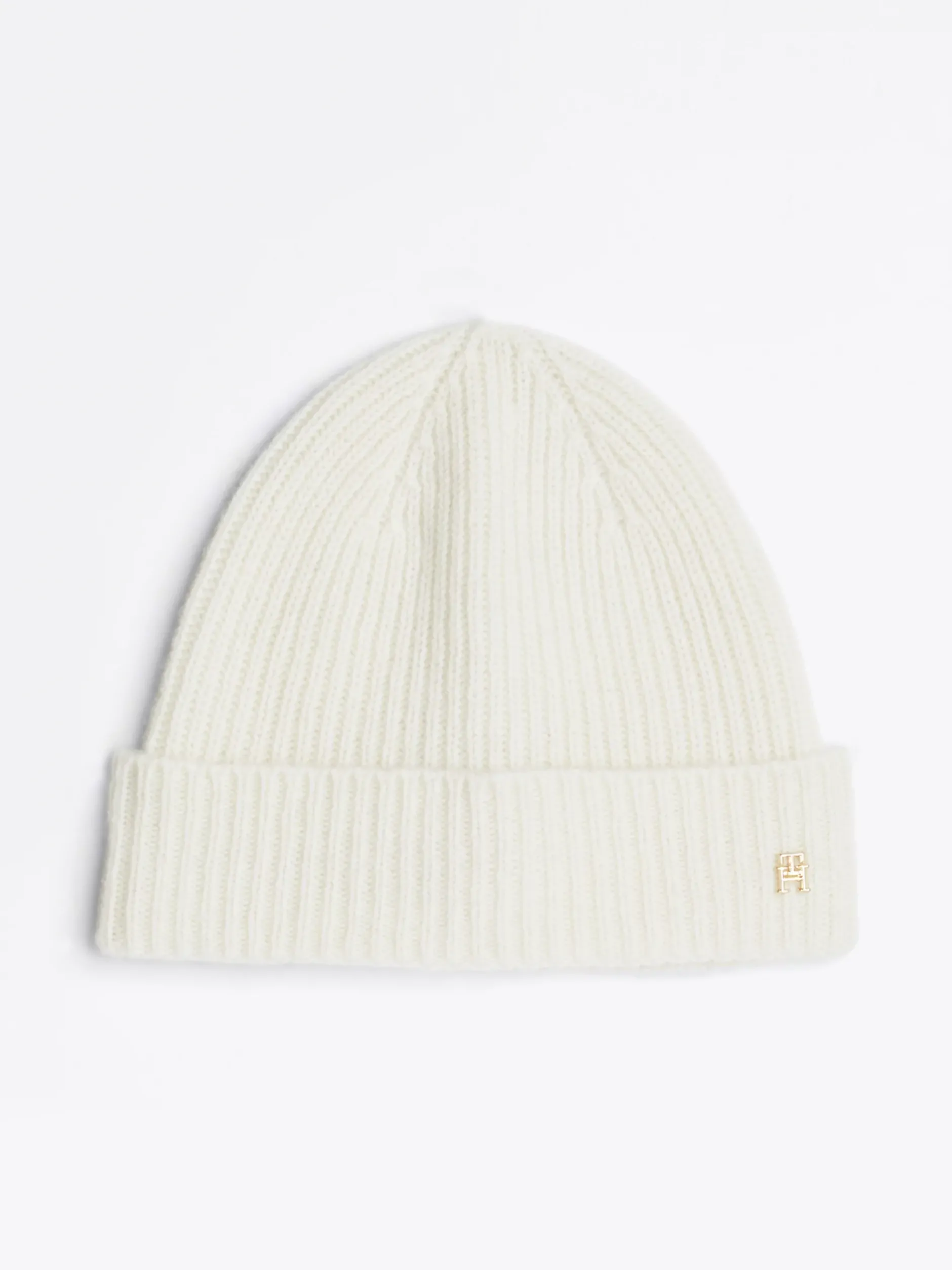 Czapki|Czapki I Szaliki*Tommy Hilfiger Czapka Beanie Z Puszystej Mieszanki Wełny ANCIENT WHITE