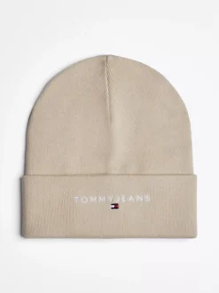 Czapki|Czapki I Szaliki*Tommy Hilfiger Czapka Beanie Z Wyhaftowanym Logo NEWSPRINT