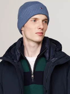 Czapki|Czapki I Szaliki*Tommy Hilfiger Czapka Typu Beanie Z Flagą BLUE HILLS