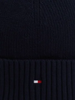 Czapki I Szaliki|Czapki*Tommy Hilfiger Czapka Typu Beanie Z Flagą SPACE BLUE
