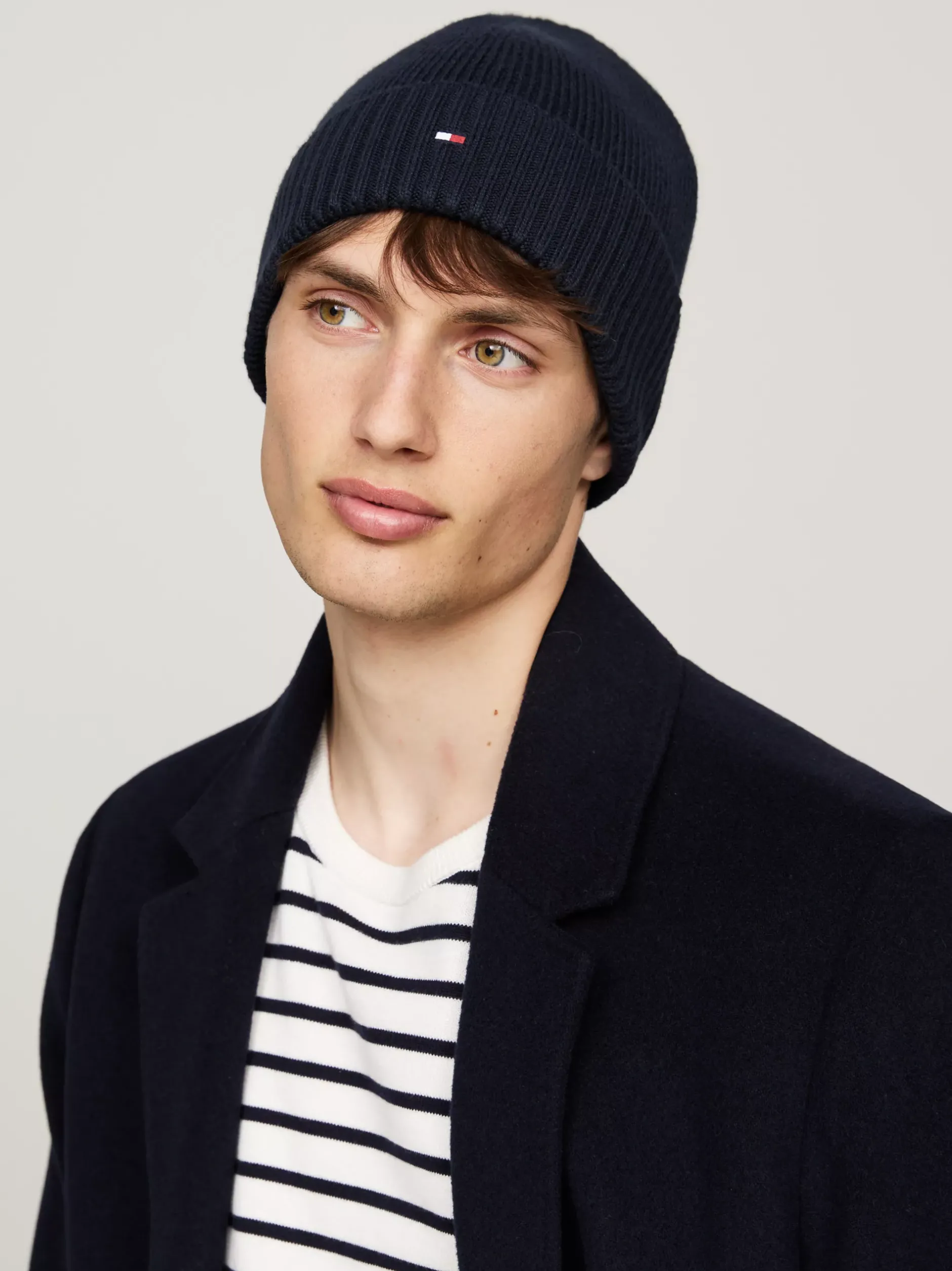 Czapki I Szaliki|Czapki*Tommy Hilfiger Czapka Typu Beanie Z Flagą SPACE BLUE