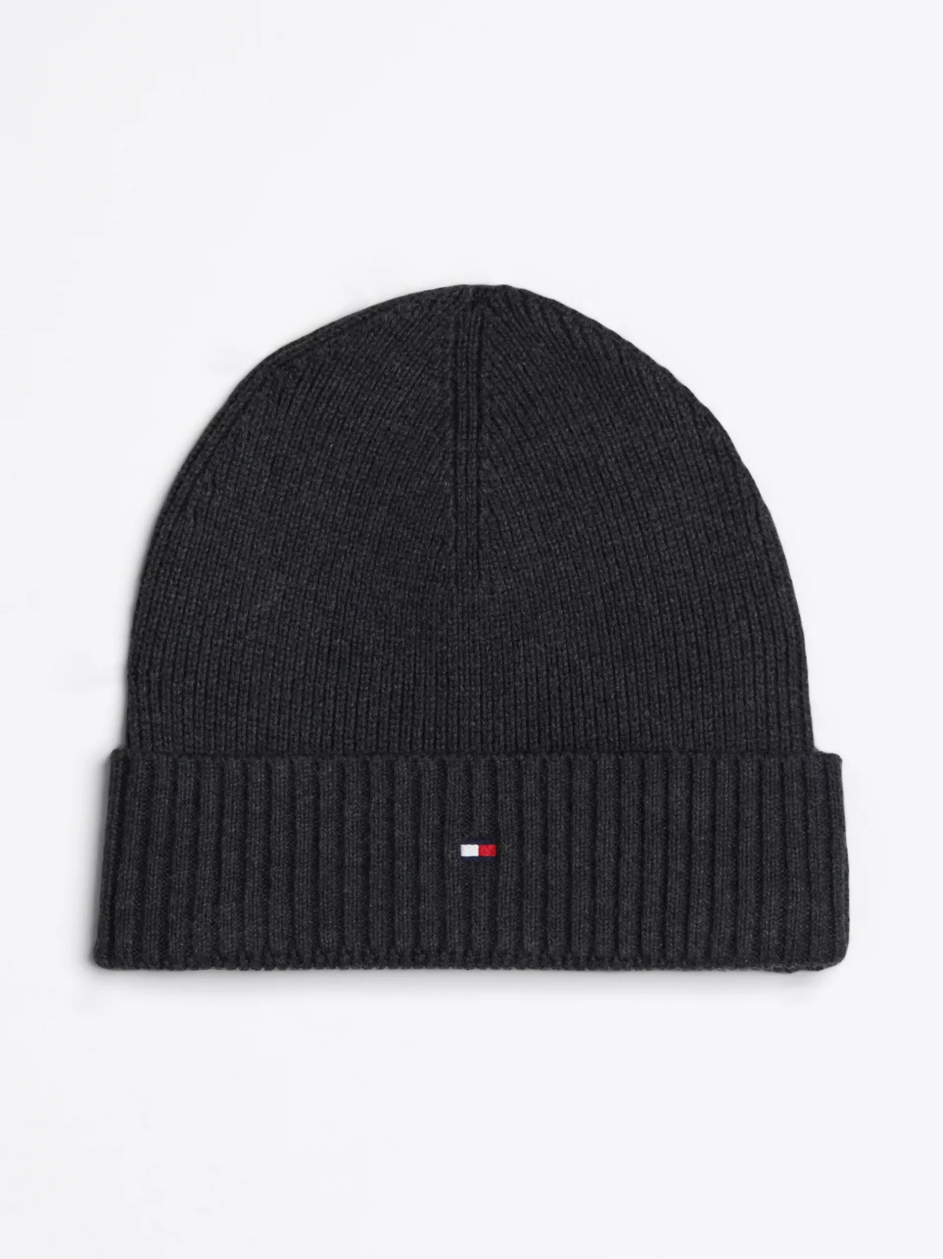 Czapki|Czapki I Szaliki*Tommy Hilfiger Czapka Typu Beanie Z Flagą CHARCOAL GRAY