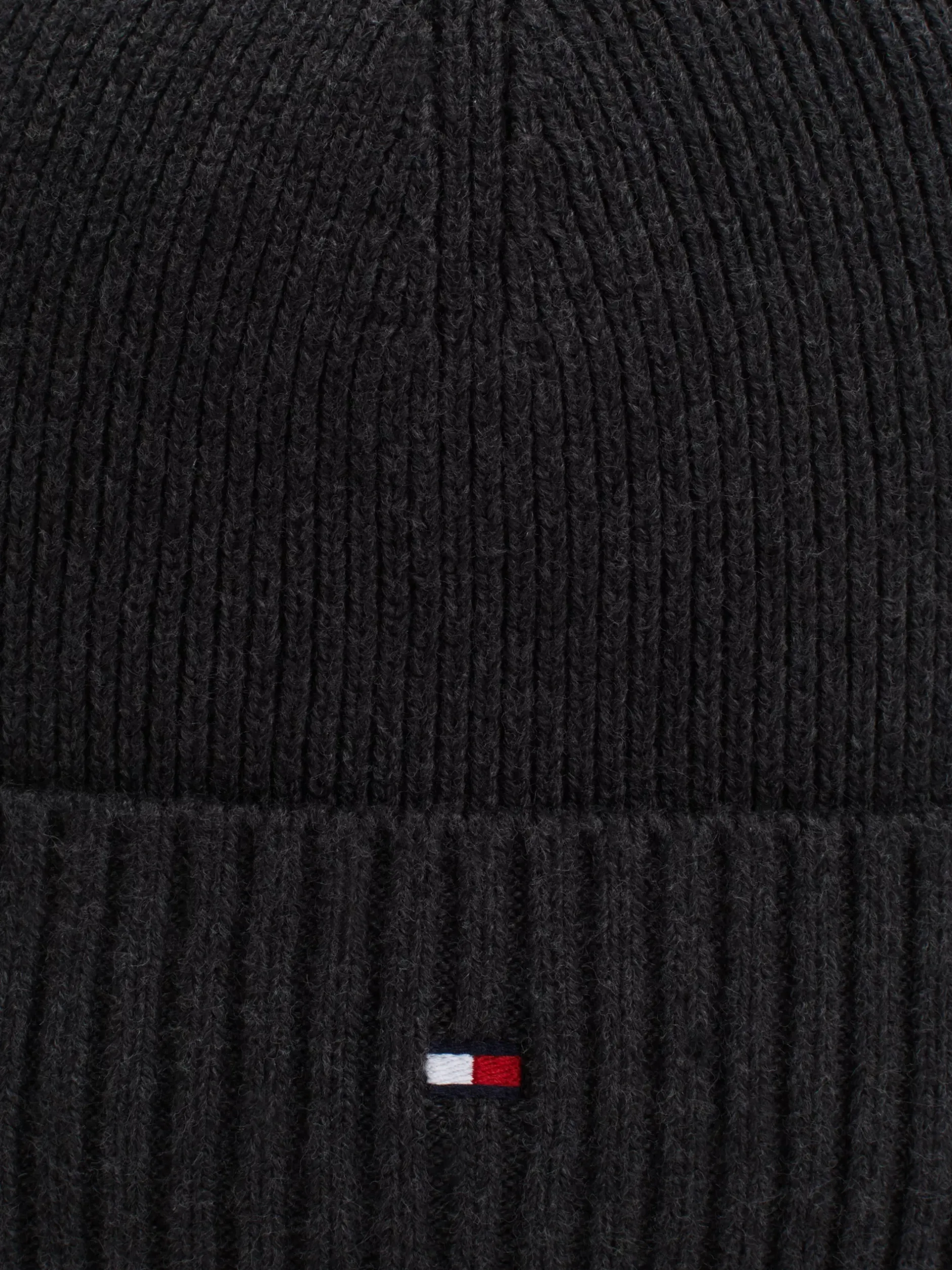Czapki|Czapki I Szaliki*Tommy Hilfiger Czapka Typu Beanie Z Flagą CHARCOAL GRAY