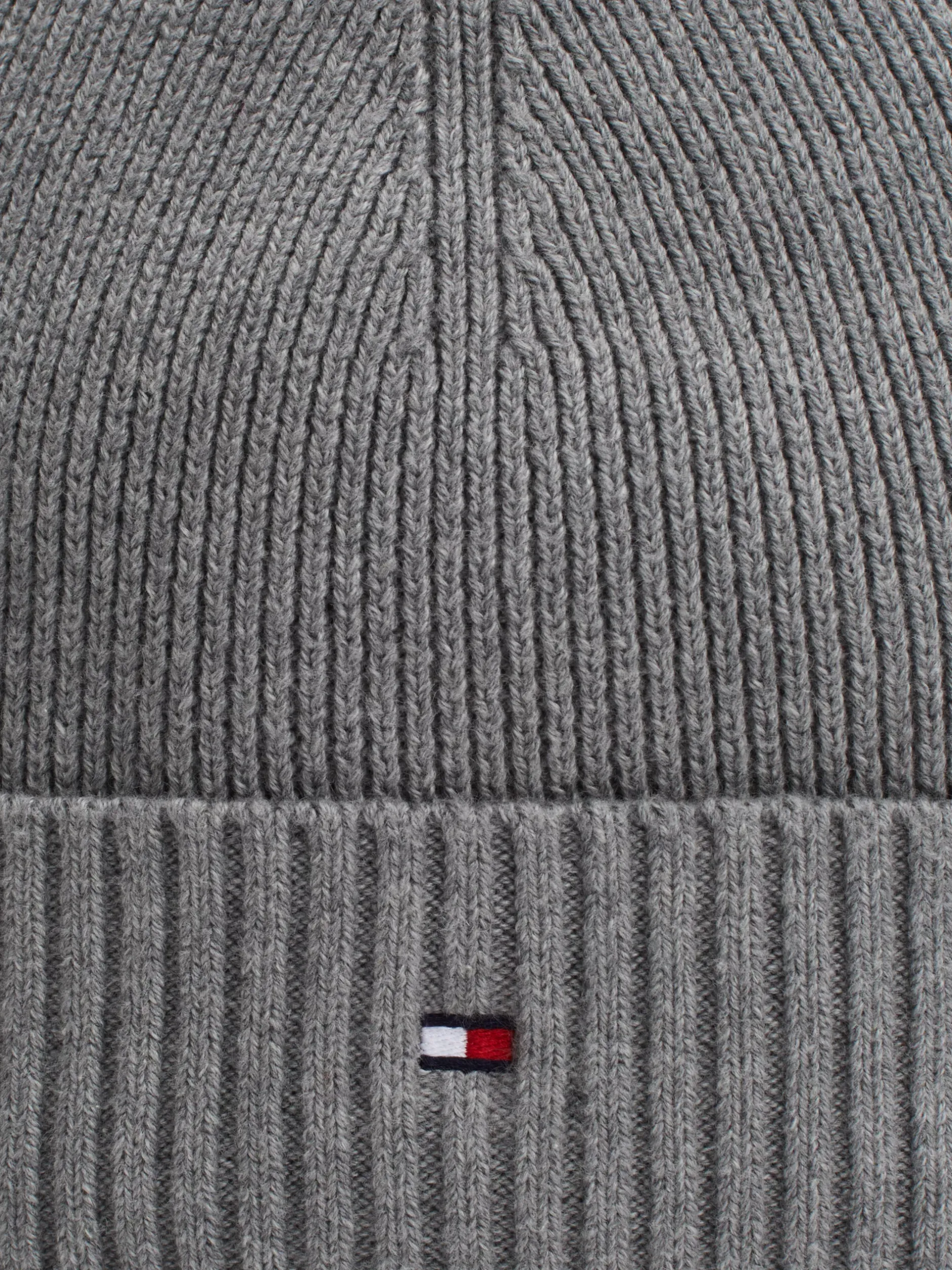 Czapki|Czapki I Szaliki*Tommy Hilfiger Czapka Typu Beanie Z Flagą MID GREY HEATHER