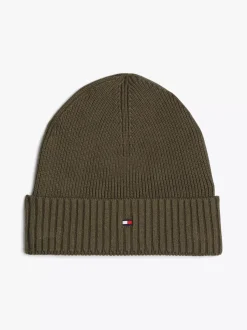 Czapki|Czapki I Szaliki*Tommy Hilfiger Czapka Typu Beanie Z Flagą ARMY GREEN