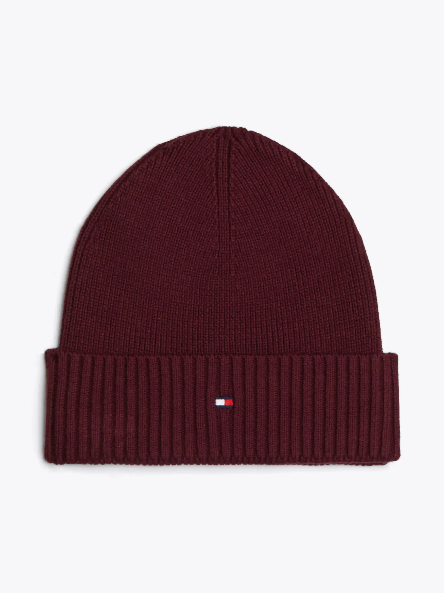 Czapki|Czapki I Szaliki*Tommy Hilfiger Czapka Typu Beanie Z Flagą DEEP ROUGE