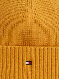 Czapki|Czapki I Szaliki*Tommy Hilfiger Czapka Typu Beanie Z Flagą CITY YELLOW