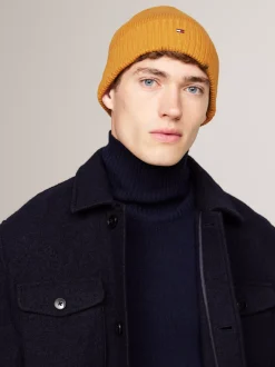 Czapki|Czapki I Szaliki*Tommy Hilfiger Czapka Typu Beanie Z Flagą CITY YELLOW