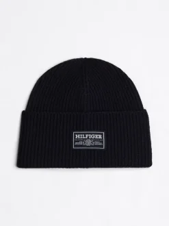 Czapki|Czapki I Szaliki*Tommy Hilfiger Czapka Typu Beanie Z Logo Hilfiger Monotype SPACE BLUE