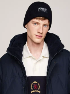 Czapki|Czapki I Szaliki*Tommy Hilfiger Czapka Typu Beanie Z Logo Hilfiger Monotype SPACE BLUE