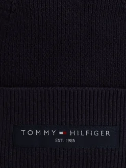 Czapki|Czapki I Szaliki*Tommy Hilfiger Czapka Typu Beanie Z Naszywką Z Logo SPACE BLUE