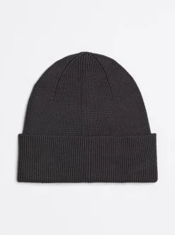 Czapki|Czapki I Szaliki*Tommy Hilfiger Czapka Typu Beanie Z Naszywką Z Logo DARK GREY