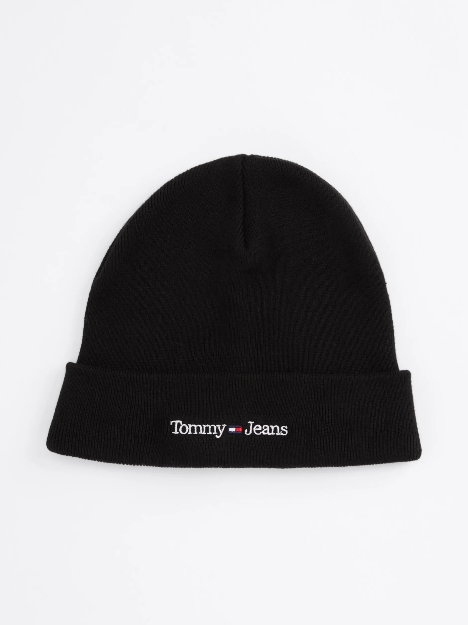 Czapki|Czapki I Szaliki*Tommy Hilfiger Czapka Typu Beanie Z Wyhaftowanym Logo BLACK