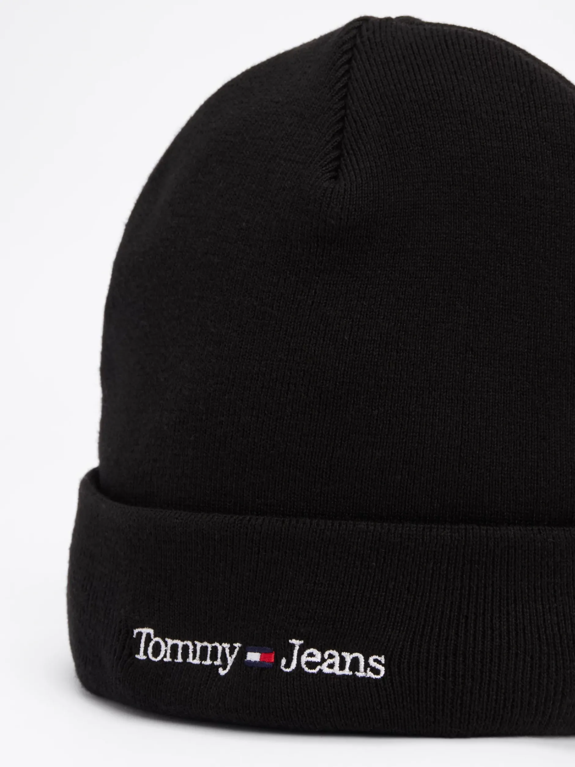 Czapki|Czapki I Szaliki*Tommy Hilfiger Czapka Typu Beanie Z Wyhaftowanym Logo BLACK