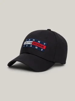 Czapki Z Daszkiem|Czapki I Szaliki*Tommy Hilfiger Czapka Z Daszkiem I Naszywką Z Logo Heritage BLACK