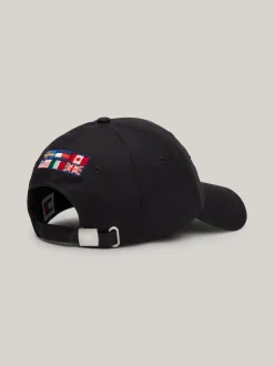 Czapki Z Daszkiem|Czapki I Szaliki*Tommy Hilfiger Czapka Z Daszkiem I Naszywką Z Logo Heritage BLACK