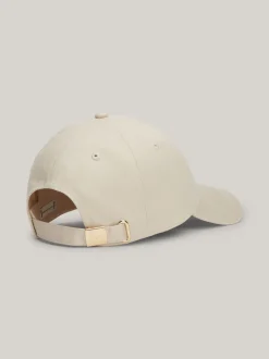 Czapki Z Daszkiem|Czapki I Szaliki*Tommy Hilfiger Czapka Z Daszkiem I Plakietką Z Monogramem TH CLASSIC BEIGE