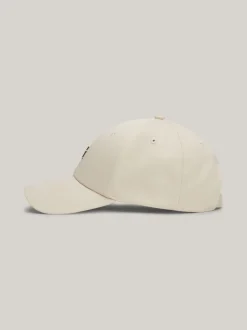 Czapki Z Daszkiem|Czapki I Szaliki*Tommy Hilfiger Czapka Z Daszkiem I Plakietką Z Monogramem TH CLASSIC BEIGE