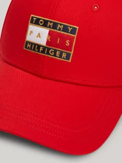 Czapki Z Daszkiem|Czapki I Szaliki*Tommy Hilfiger Czapka Z Daszkiem Paris 1985 Collection PRIMARY RED
