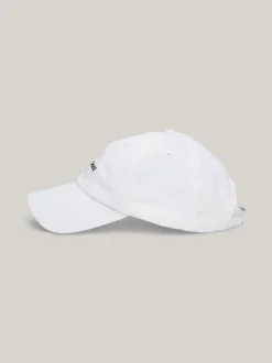 Czapki Z Daszkiem|Czapki I Szaliki*Tommy Hilfiger Czapka Z Daszkiem Z Bawełny WHITE