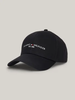 Czapki Z Daszkiem|Czapki I Szaliki*Tommy Hilfiger Czapka Z Daszkiem Z Kolekcji TH Established BLACK