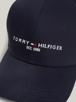 Czapki Z Daszkiem|Czapki I Szaliki*Tommy Hilfiger Czapka Z Daszkiem Z Kolekcji TH Established DESERT SKY