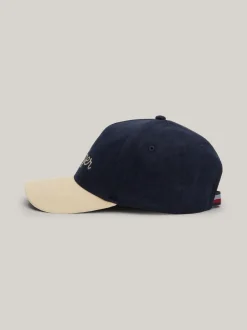 Czapki Z Daszkiem|Czapki I Szaliki*Tommy Hilfiger Czapka Z Daszkiem Z Logo Hilfiger Monotype SPACE BLUE/ KHAKI