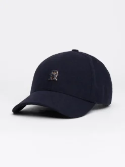 Czapki Z Daszkiem|Czapki I Szaliki*Tommy Hilfiger Czapka Z Daszkiem Z Monogramem TH SPACE BLUE