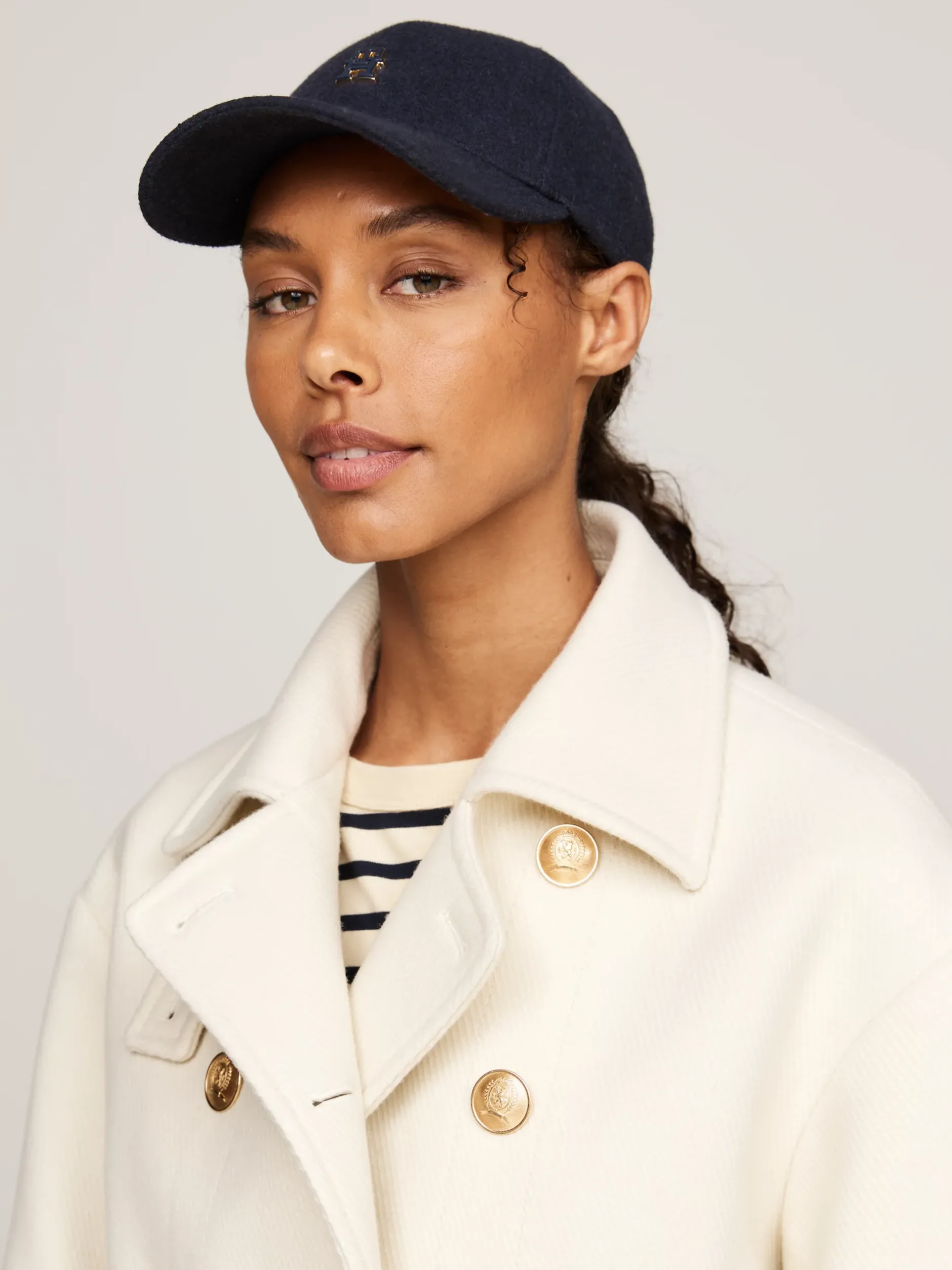 Czapki Z Daszkiem|Czapki I Szaliki*Tommy Hilfiger Czapka Z Daszkiem Z Monogramem TH SPACE BLUE