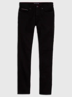 Jeansy*Tommy Hilfiger Czarne Jeansy Denton O Prostym Kroju CHELSEA BLACK