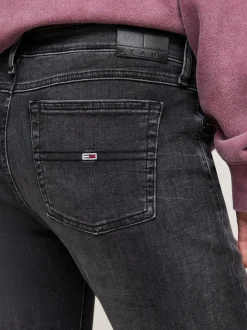 Jeansy*Tommy Hilfiger Czarne Jeansy Sophie O Obcisłym Kroju DENIM BLACK