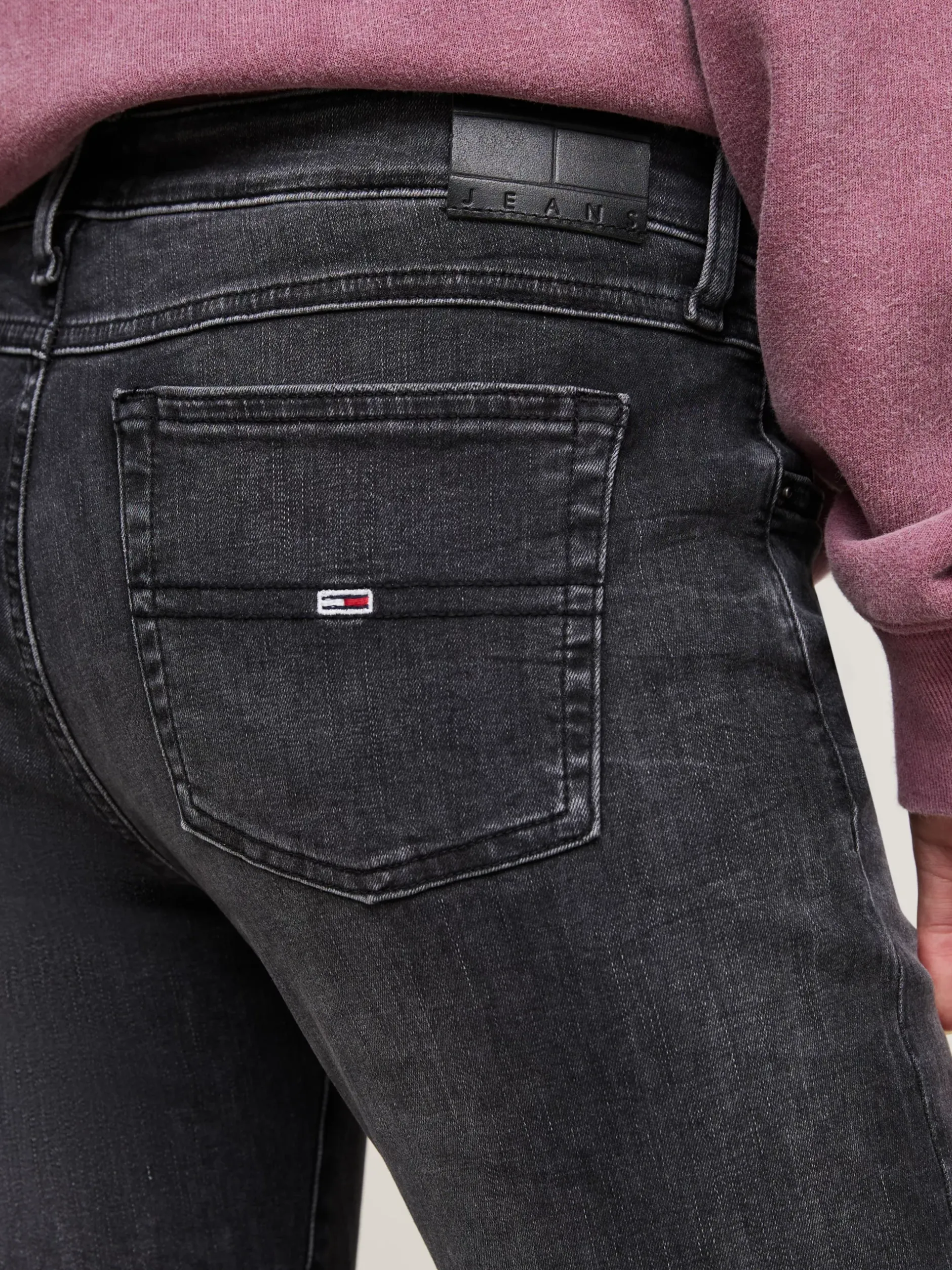 Jeansy*Tommy Hilfiger Czarne Jeansy Sophie O Obcisłym Kroju DENIM BLACK