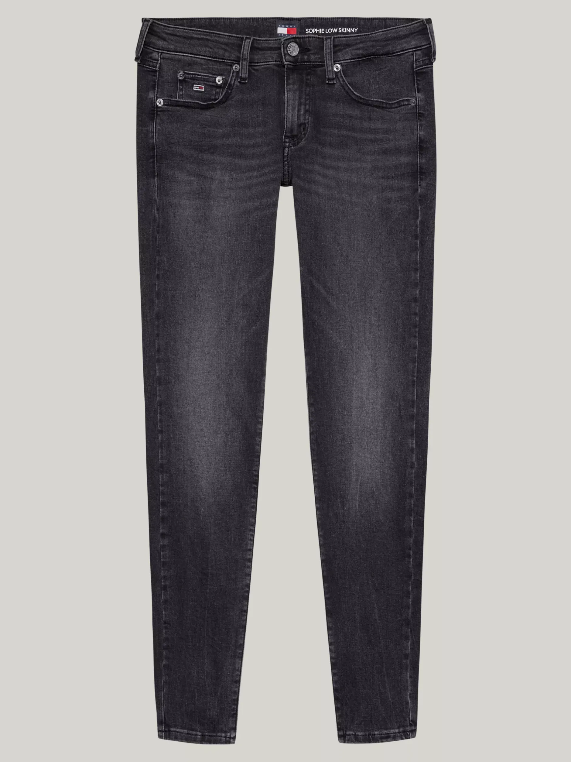 Jeansy*Tommy Hilfiger Czarne Jeansy Sophie O Obcisłym Kroju DENIM BLACK