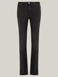 Jeansy*Tommy Hilfiger Czarne Jeansy Ze średnim Stanem IRI