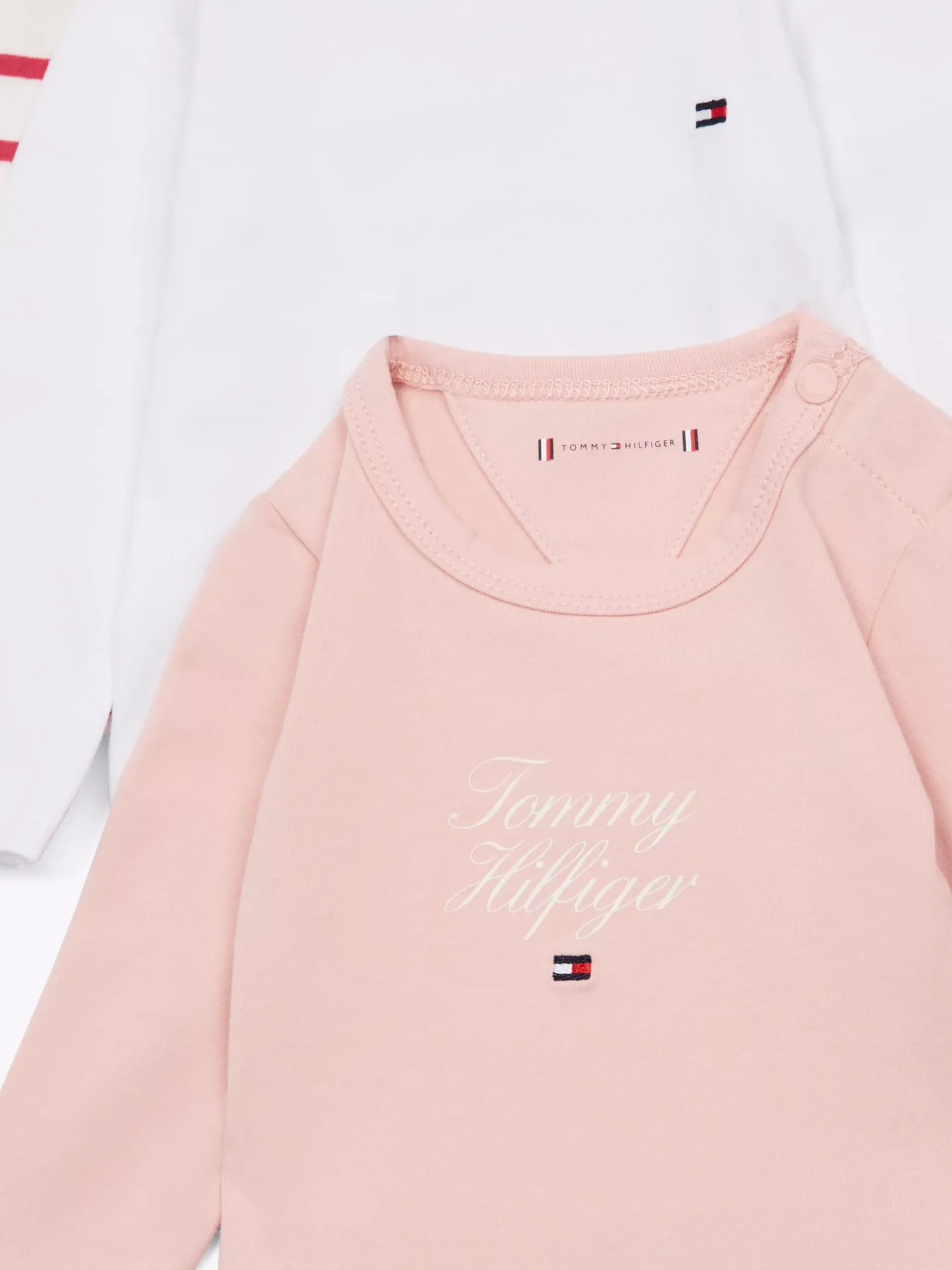 Dziewczynki|Chłopcy*Tommy Hilfiger 3-częściowy Zestaw Body Na Prezent SOFT ROSE