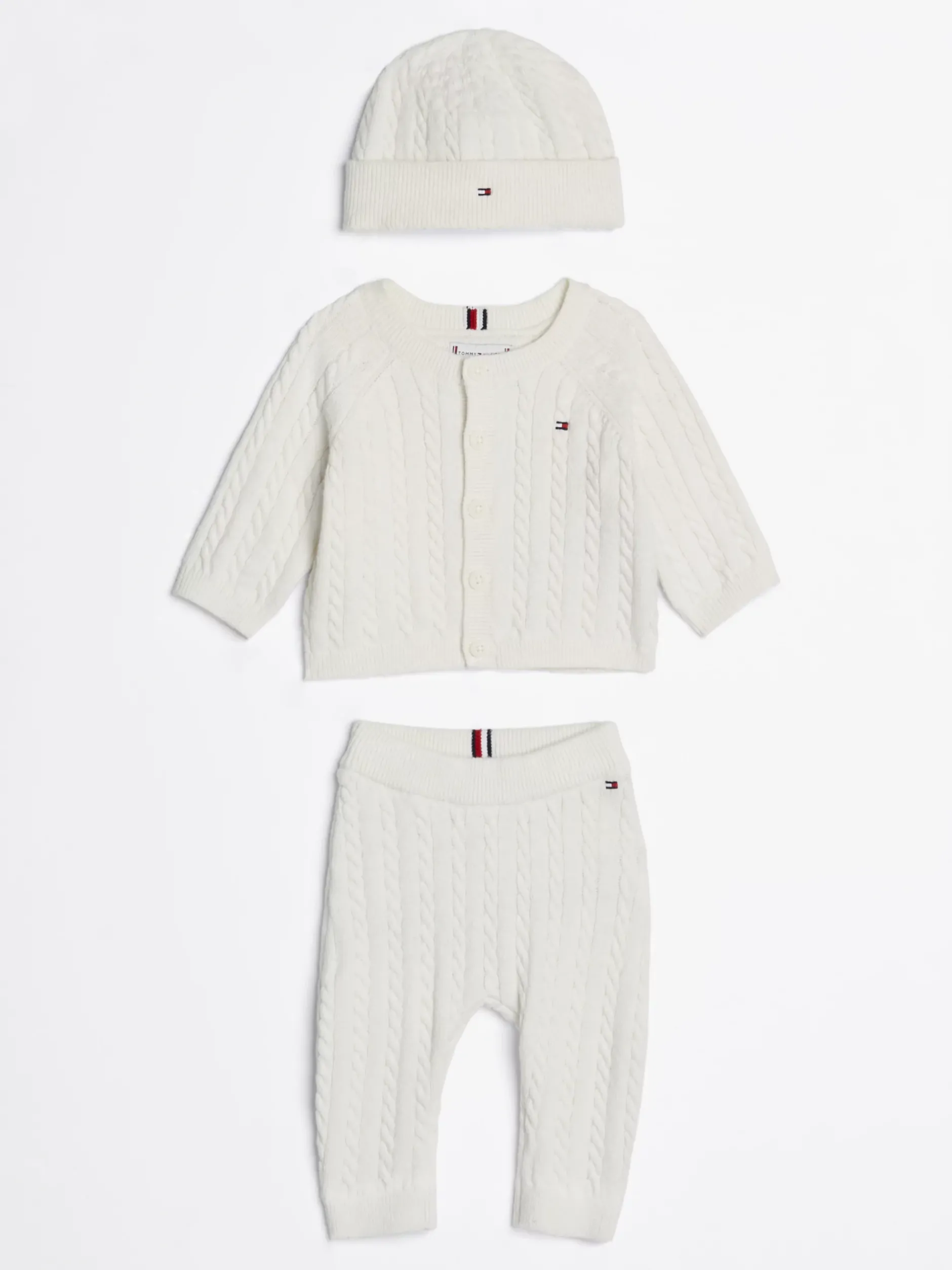 Dziewczynki|Chłopcy*Tommy Hilfiger 3-częściowy Zestaw Na Prezent IVORY PETAL