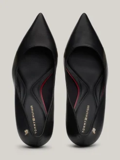 Czółenka*Tommy Hilfiger Czółenka Na Obcasie Z Noskami W Szpic BLACK