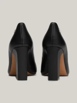 Czółenka*Tommy Hilfiger Czółenka Na Obcasie Z Noskami W Szpic BLACK