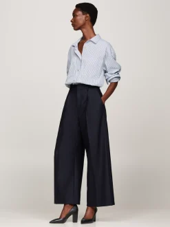 Czółenka*Tommy Hilfiger Czółenka Na Obcasie Z Noskami W Szpic BLACK