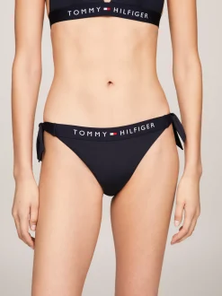 Stroje Kąpielowe*Tommy Hilfiger Dół Od Bikini Wiązany Po Bokach DESERT SKY