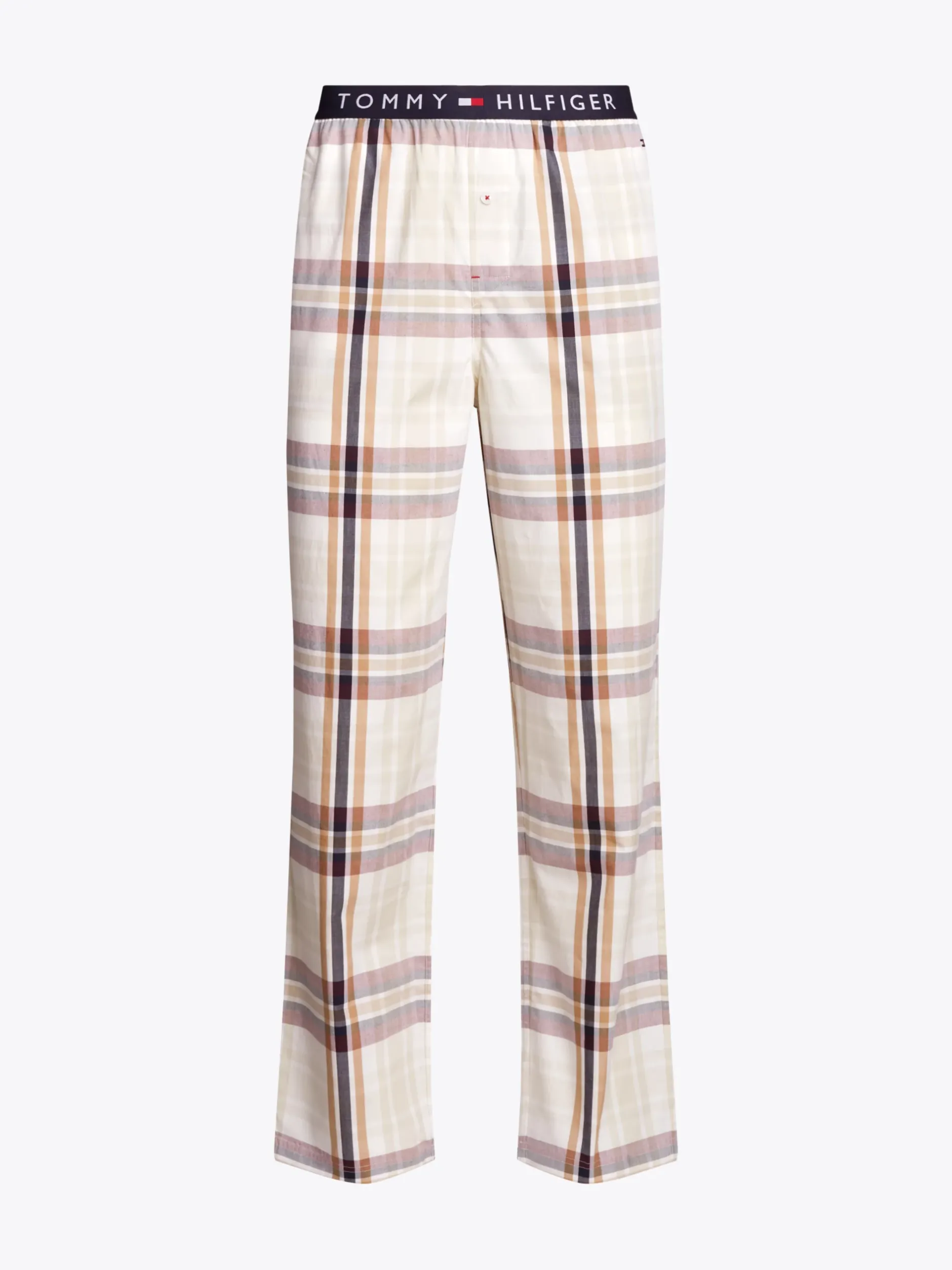 Piżamy*Tommy Hilfiger Dół Od Piżamy TH Original Z Logo BLANKET STRIPE CHECK