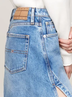 Spódnice*Tommy Hilfiger Denimowa Spódnica Mini DENIM LIGHT