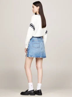 Spódnice*Tommy Hilfiger Denimowa Spódnica Mini DENIM LIGHT