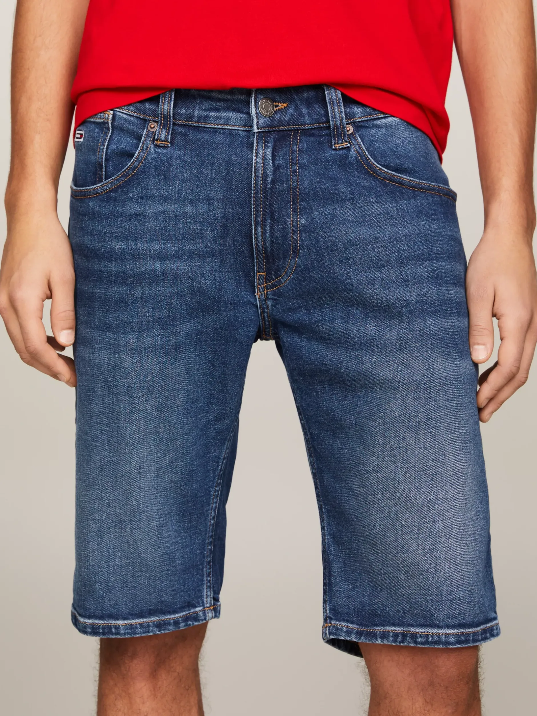 Szorty*Tommy Hilfiger Denimowe Szorty Ronnie DENIM DARK