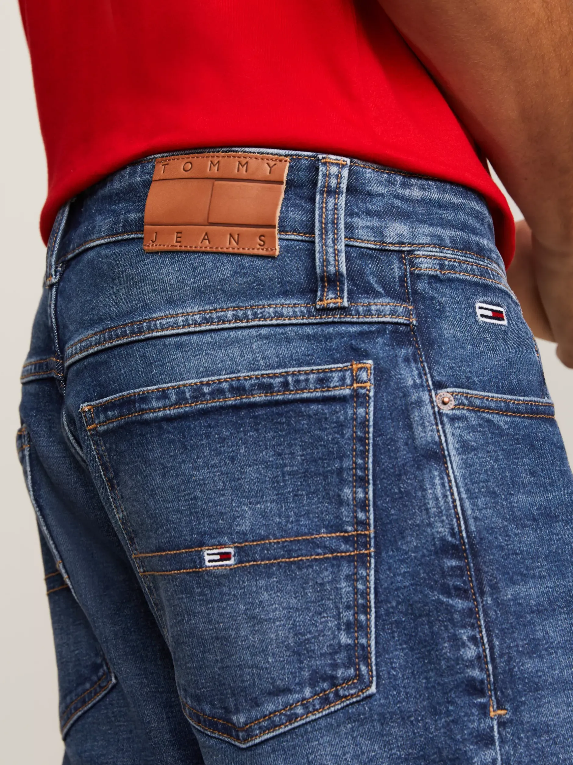 Szorty*Tommy Hilfiger Denimowe Szorty Ronnie DENIM DARK